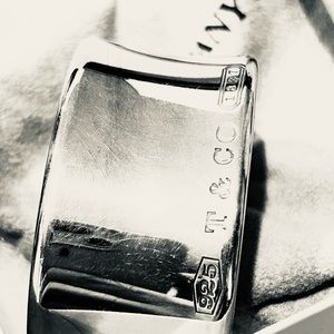 Tiffany Sterling Silver Cuff large wide classic